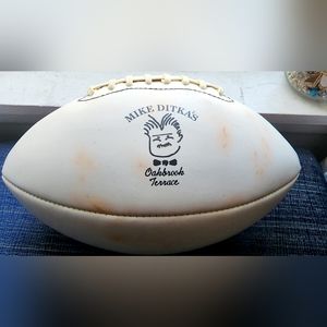Mike Ditka's Oakbrook Terrace unsigned football Baden